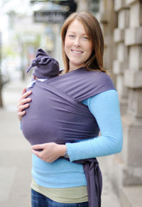 MobyWrap lila aubergine
