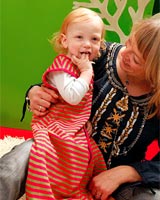 Casafeli Kinderschlafsack rot