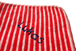 Flanelldecken Baby mit Name