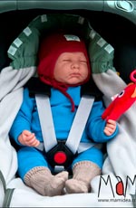 Fußsack im Kinderwagen