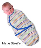 Pucksack blaue Streifen
