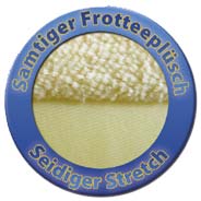 Samtiger Frotteeplüsch