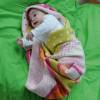 Baby Kuscheldecke mit Kapuze