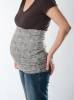 Bellyband Grey Flower