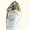 Happy Bunny - Baby Badetuch mit Kapuze