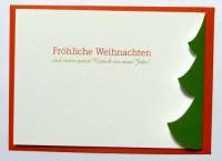 Weihnachtskarte "Fröhliche Weihnachten ..."