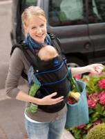 Manduca Babytrage BlackLine AbsoluteBlue